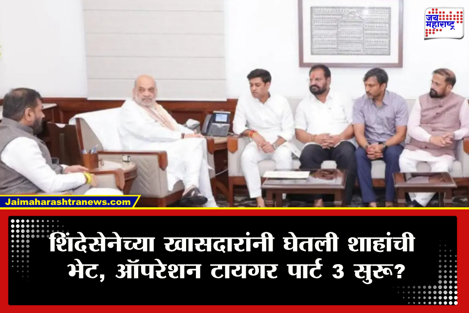 Shivsena MP Meet Amit Shah : खासदारांनंतर आता ठाकरेंचे आमदार शिंदेसेनेच्या गळाला? श्रीकांत शिंदेंसह शिवसेना खासदारांनी घेतली शाहांची भेट