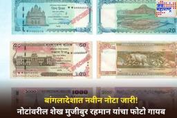 बांगलादेशात नवीन नोटा जारी! नोटांवरील शेख मुजीबुर रहमान यांचा फोटो गायब