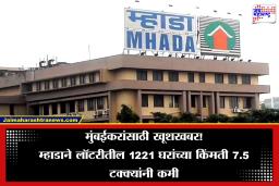 Mhada News: खुशखबर! म्हाडाच्या घराच्या किंमतींमध्ये मोठी कपात, अर्ज करण्याची मुदतही वाढली, जाणून घ्या