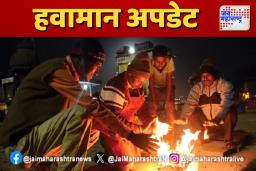 राज्यात थंडीची शेकोटी पेटवणारी लाट, IMD ने दिला ३ दिवसांचा हवामान अपडेट