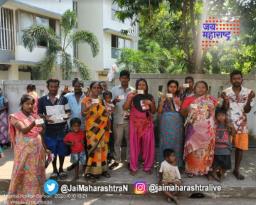 श्रमिक बेघर पहिल्यांदा मतदान करणार