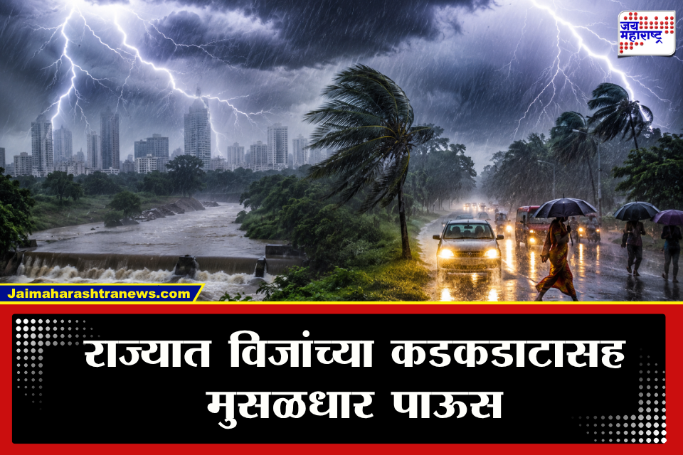 Weather Update : राज्यात पावसाचा धुमाकूळ सुरूच! सोमवारी श्रावण सरी कोसळणार; हवामान खात्याकडून घाटमाथा परिसरात अलर्ट