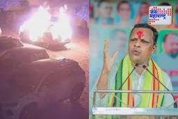Navnath Waghmare : जालन्यातून मोठी बातमी ! ओबीसी नेते नवनाथ वाघमारे यांची स्कॉर्पिओ पेटवली