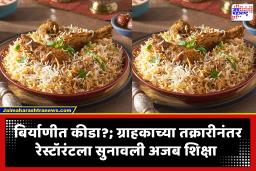 ग्राहकांच्या आरोग्याशी खेळ! प्रसिद्ध बिर्याणी रेस्टॉरंटमध्ये ग्राहकाच्या ताटात कीडा; शिक्षेपाई 10 प्लेट्स मोफत बिर्याणी देण्याचे आदेश