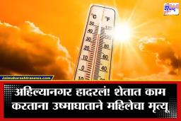 Ahilyanagar Heatstroke: अहिल्यानगरमध्ये उकाड्याने घेतला पहिला बळी! शेतात काम करताना महिलेचा दुर्दैवी मृत्यू