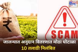 जालन्यात अनुदान वाटपात मोठा घोटाळा! बनावट शेतकरी दाखवून 35 कोटींचा गैरव्यवहार; 10 तलाठी निलंबित