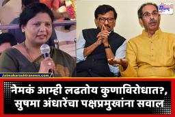 Sushma Andhare : ‘पडद्यामागे काय घडतंय…’, अंधारेंनी स्पष्टच सांगितलं; महायुतीकडून ठाकरेंचा नेता अर्ज भरतोयं, यावरही केलं भाष्य, पाहा व्हिडीओ