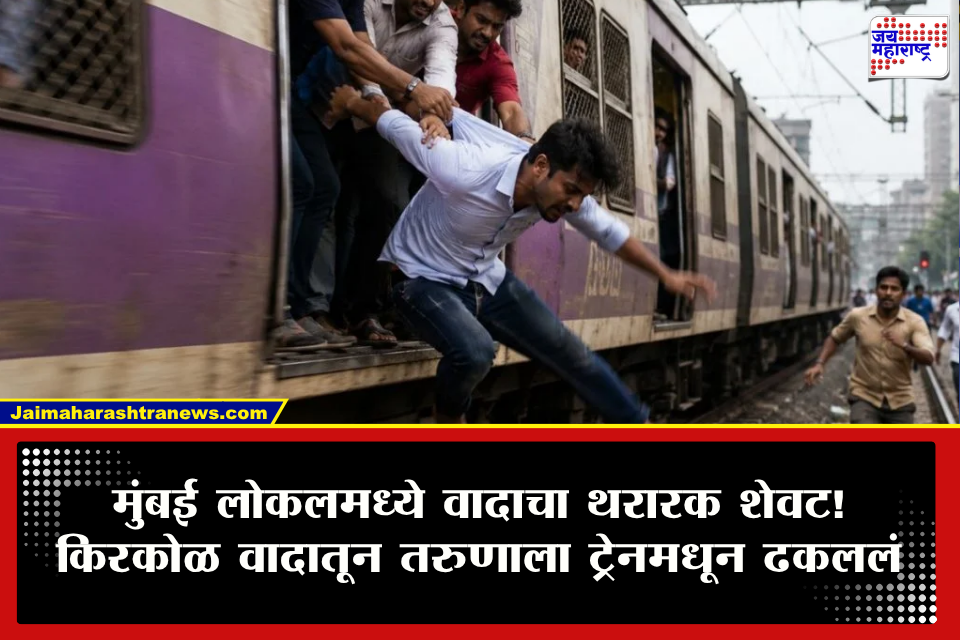 Mumbai Local: मुंबईत प्रवाशांच्या सुरक्षेचा प्रश्न पुन्हा ऐरणीवर; किरकोळ वादातून धावत्या लोकलमधून तरुणाला ढकललं