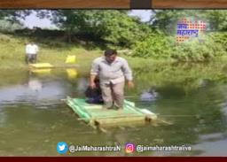 साखरखेरडा गावात शेतकऱ्यांचा जीवघेणा प्रवास