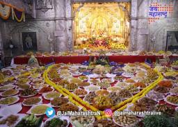 दगडूशेठ गणपती मंदिर दिव्यांनी उजळले