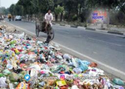 कल्याण डोंबिवलीत  जागोजागी कचऱ्याचे ढीग
