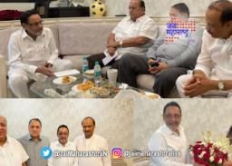 अजित पवारांनी घेतली मलिकांची भेट