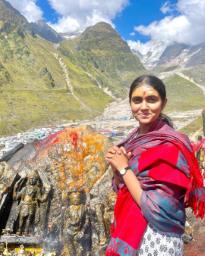 रिंकूचा केदारनाथ दौरा, पाहा खास फोटो