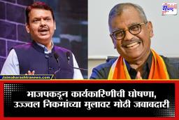 BJP Working Committee List :  एकीकडे राज्यसभा निवडणुकीची लगबग, दुसरीकडे भाजपाची कार्यकारिणी जाहीर, उज्ज्वल निकमांच्या मुलाकडे महत्त्वाचं पद