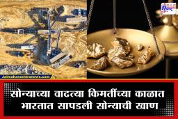 Gold mine India : भारतात सापडली सोन्याची खाण; 50 टन सोन्याच्या महाभंडाराची किंमत तब्बल 9 हजार कोटी