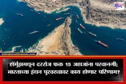 Strait of Hormuz: हॉर्मुझ सामुद्रधुनीतून दररोज केवळ 15 जहाजांनाच मंजुरी; इराणच्या कडक अटींमुळे जागतिक पुरवठा साखळी धोक्यात