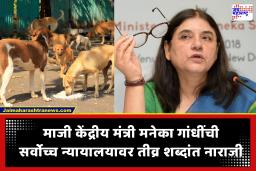 Maneka Gandhi on Supreme court : ‘सर्वोच्च न्यायालयाने जबाबदारी झटकली’; भटक्या कुत्र्यांच्या समस्येवरून माजी मंत्री मनेका गांधींचा  थेट आरोप