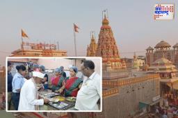 अक्षय तृतीयेच्या मुहूर्तावर श्री विठ्ठल रुक्मिणी मंदिरात भाविकांसाठी आमरस भोजनाची व्यवस्था