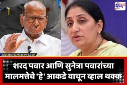 Sunetra Pawar Property:  पवार कुटुंबाच्या मालमत्तेचा थक्क करणारा लेखाजोखा; शरद पवार की सुनेत्रा पवार कोण आहे वरचढ?