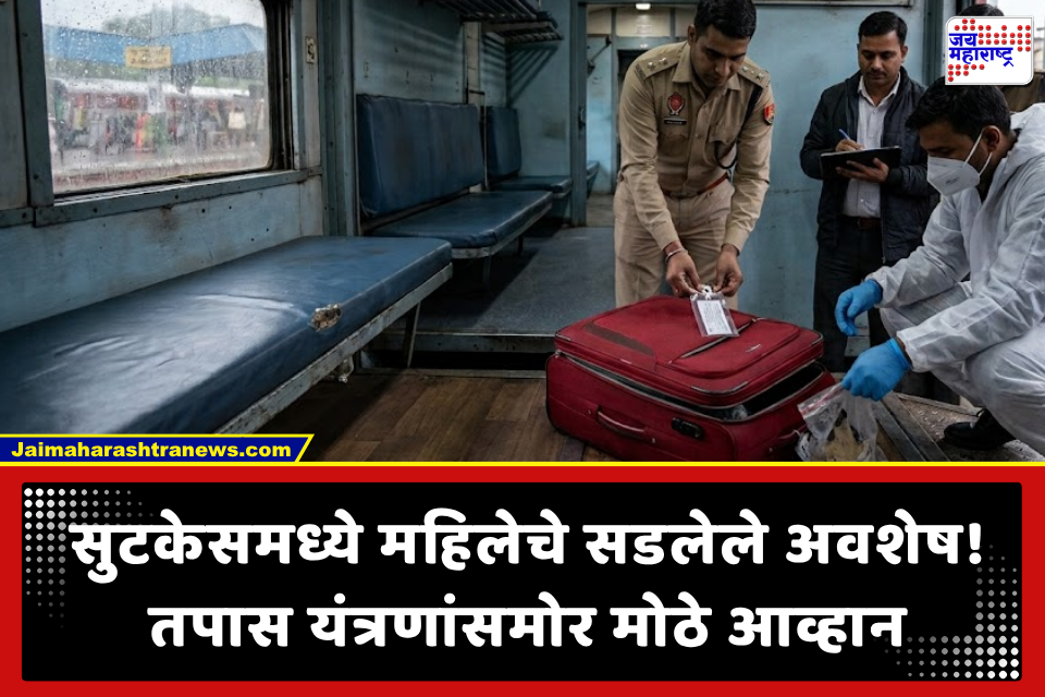 रेल्वेतील सूटकेसमध्ये सापडले मृत महिलेचे सडलेले आणि डोके नसलेले अवशेष! भयंकर प्रकारामुळे प्रवाशांमध्ये घबराट