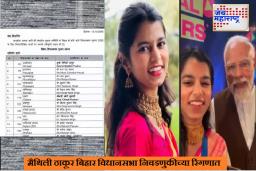 Bihar election 2025: भाजपने तिकीट दिल्यानंतर मैथिली ठाकूरची चर्चा; जाणून घ्या तिचे वय आणि इंस्टाग्राम फॉलोअर्स