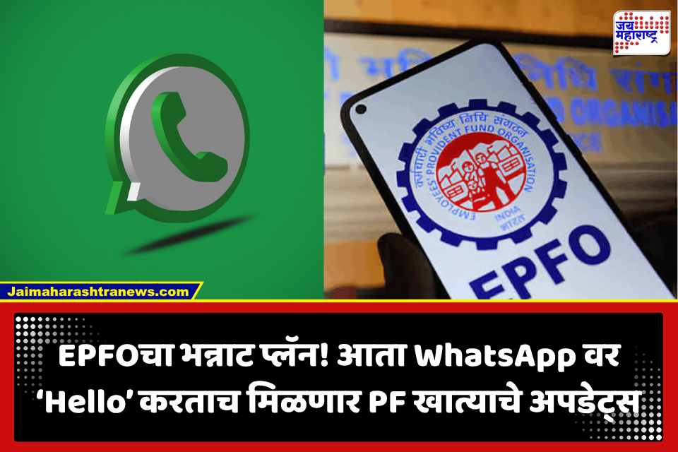 तुमच्या PF खात्यात किती पैसे आहेत? WhatsApp वर ‘Hello’ पाठवा, EPFOकडून मिळवा महत्त्वाची माहिती
