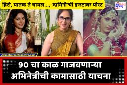 Actress Meenakshi Seshadri : 90 चा काळ गाजवणारी अभिनेत्री मीनाक्षी शेषाद्री आज मागतेय बॉलीवूडमध्ये काम; पोस्ट शेअर