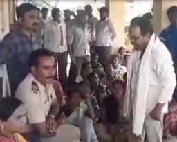 भोयर ग्रामपंचायत सचिवाचा मनमानी कारभार,आमसभा झाली पोलीस बंदोबस्तात