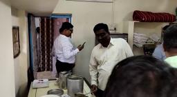 दुष्काळी भागात अधिकाऱ्यांची मटणपार्टी की पाहणीदौरा ?