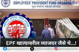 EPFO Interest Rate: ईपीएफओच्या व्याजदरात कोणताही बदल नाही, खात्यात जमा पैशांवर किती व्याजदर मिळणार? जाणून घ्या