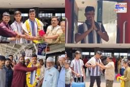 अंगावरील हळद उतरण्यापूर्वी जवान प्रज्वल रुपनर देशसेवेसाठी रवाना; मुस्लिम बांधवांनी सत्कार करत दिल्या शुभेच्छा