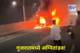 Gujarat Ambulance Fire: गुजरातमध्ये चालत्या रुग्णवाहिकेला आग; नवजात बाळासह चार जणांचा मृत्यू