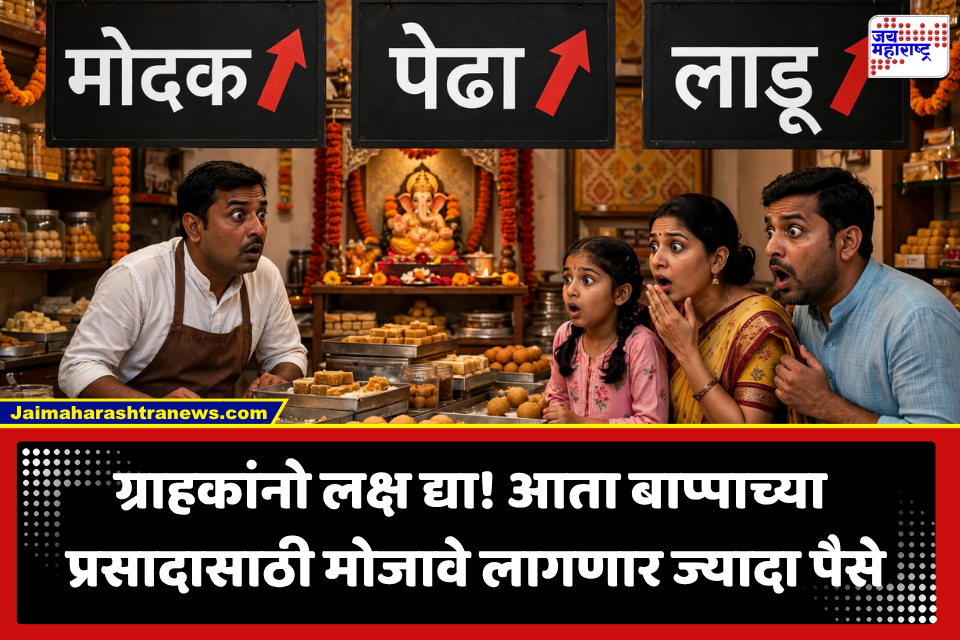 Sweets Price Hike : महागाईमुळे गणेश भक्तांचे बजेट कोलमडणार, पाहा मोदक-पेढे किती रुपयांनी महागले?