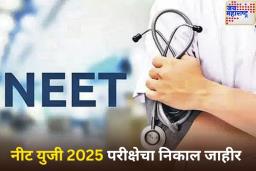 NEET UG Result 2025 Out: नीट युजी 2025 परीक्षेचा निकाल जाहीर; ‘येथे’ पहा निकाल