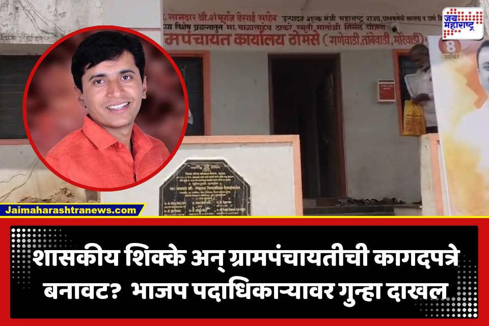 Satara: साताऱ्यात भाजप युवा मोर्चाच्या अध्यक्षावर गुन्हा; बनावट ग्रामपंचायत कागदपत्रे अन् शिक्क्यांचा वापर, नेमकं प्रकरण काय?
