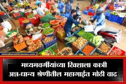 Inflation Rate : सर्वसामान्यांना महागाईच्या झळा, होलसेल बाजारात महागाईत सलग तिसऱ्या महिन्यात वाढ