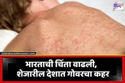 Measles Outbreak : भारताच्या शेजारील देशात गोवरचा हाहाकार! 250 हून अधिक जणांचा मृत्यू; सीमावर्ती भागात संसर्गाचा धोका