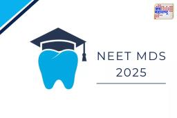 NEET MDS 2025: राज्य कोट्यात प्रवेशासाठी CET कडून अर्जप्रक्रिया सुरू