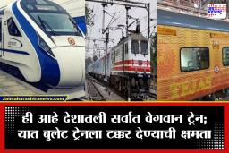 Fastest Train in India : या ट्रेनमध्ये बसल्यावर प्रवाशांना मिळतो विमानात बसल्यासारखा अनुभव, वेग इतका की…; ही गाडी कोणती माहीत आहे का?