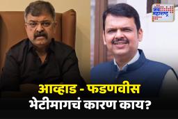 Jitendra Awhad Meet CM Fadnavis : जितेंद्र आव्हाडांनी घेतली मुख्यमंत्री फडणवीसांची भेट; राजकीय वर्तुळात चर्चांणा उधाण