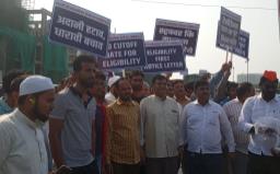 धारावीसाठी उद्धव गट रस्त्यावर