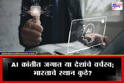 Artificial Intelligence :  AI कंपन्यांच्या मार्केट कॅपमध्ये या देशाचा दबदबा; या आहेत जगातील टॉप कंपन्या, भारताचा नंबर कितवा?