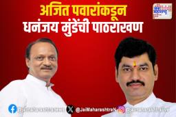 अजित पवारांकडून धनंजय मुंडेंची पाठराखण