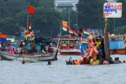 Lalbaugcha Raja Visarjan : बाप्प्पा काही चुकलं असेल तर…! 30 तास झाले, लालबागच्या राजाचे विसर्जन अजूनही रखडलेलंच