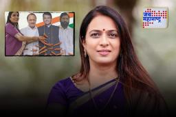 मुख्यमंत्री आणि उपमुख्यमंत्र्यांच्या फोटोला रोहिणी खडसेंनी घातला गाजराचा हार