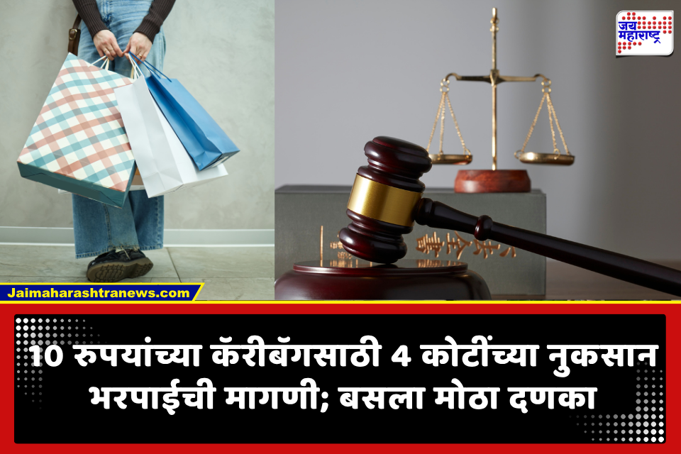 Consumer Court Fine: कॅरी बॅगच्या 10 रुपयांवरून ठोकला 4 कोटींचा दावा; धक्कादायक वास्तव समजल्यावर न्यायालयाने ग्राहकालाच केला 10 हजारांचा दंड