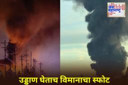 Plane Crash In America: अमेरिकेत भयानक विमान अपघात; 12 जणांचा मृत्यू, पहा व्हायरल व्हिडिओ
