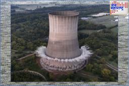 Hartsville Nuclear Plant Cooling Tower Demolished :  50 वर्षांपूर्वीचे स्वप्न अखेर उद्ध्वस्त; हार्ट्सविले अणुऊर्जा केंद्राचा टॉवर 10 सेकंदांत जमीनदोस्त