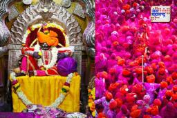 दख्खनचा राजा जोतिबाच्या यात्रेत गुलाल आणि खोबऱ्याची उधळण