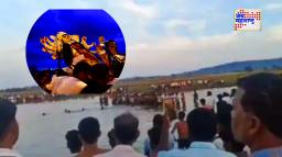 Madhya Pradesh Accident : मध्य प्रदेशात दुर्गामूर्ती विसर्जनावेळी अपघात; ट्रॅक्टर-ट्रॉली तलावात पडल्यानं 11 भाविकांचा मृत्यू
